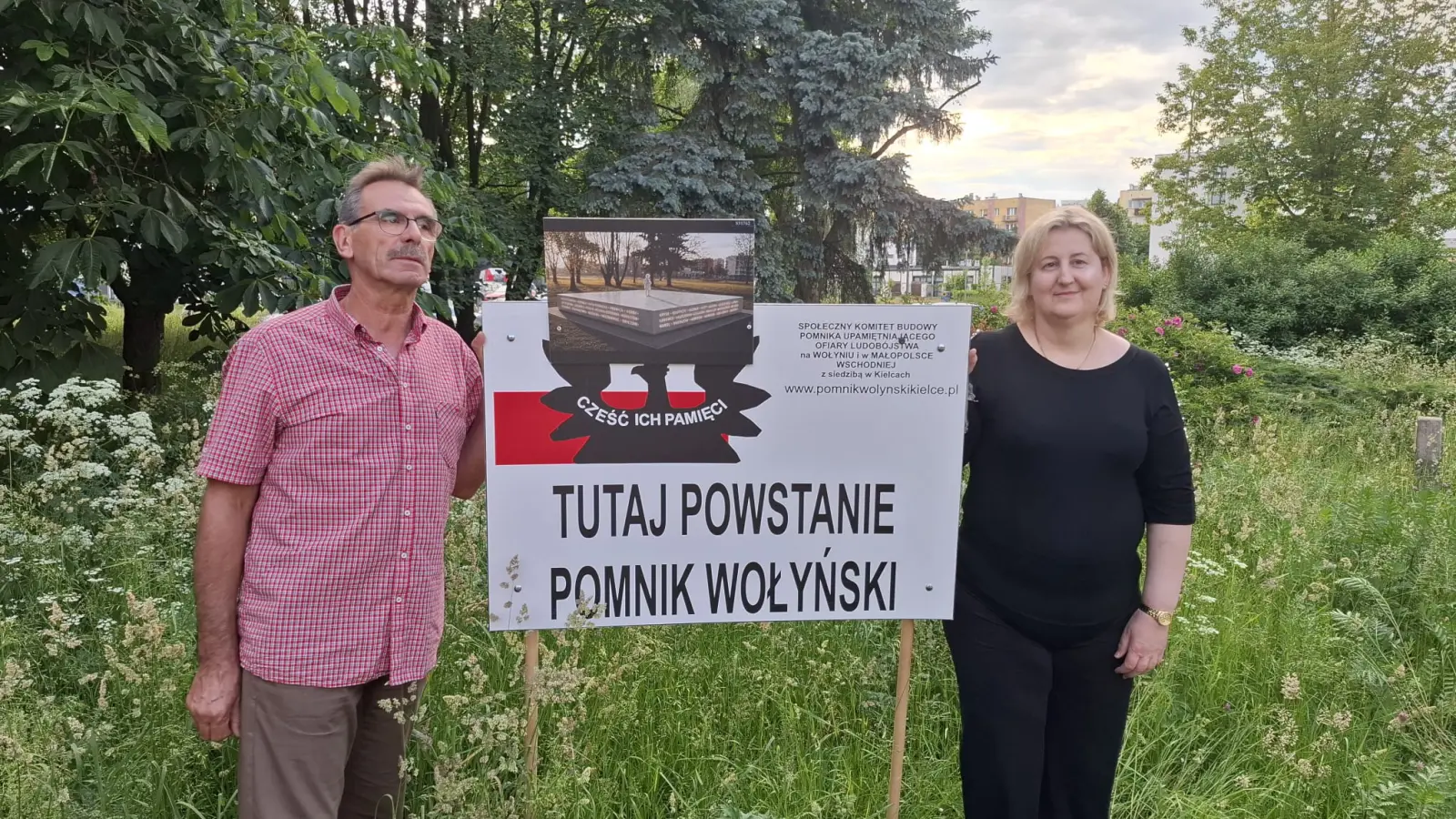 Zbiórka w miejscu lokalizacji Pomnika Wołyńskiego - galeria zdjęć 6