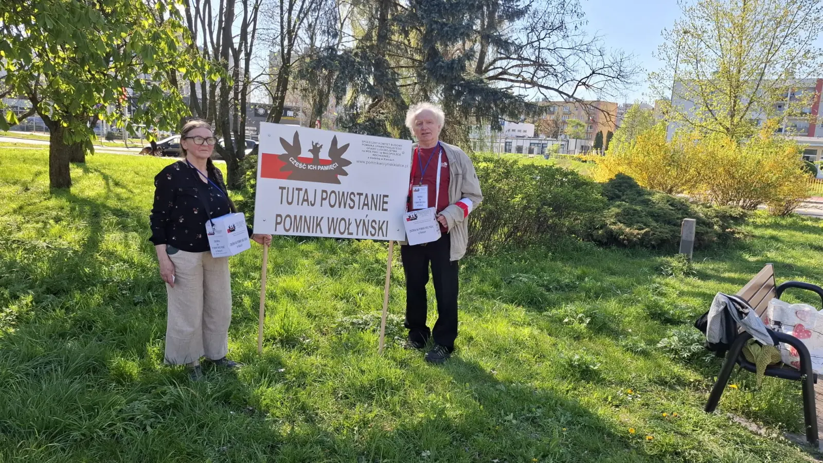 Zbiórka w lokalizacji Pomnika Wołyńskiego w Kielcach - miniatura 3