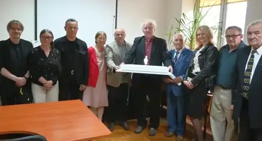 Członkowie Komisji wraz z obsługą techniczną konkursu