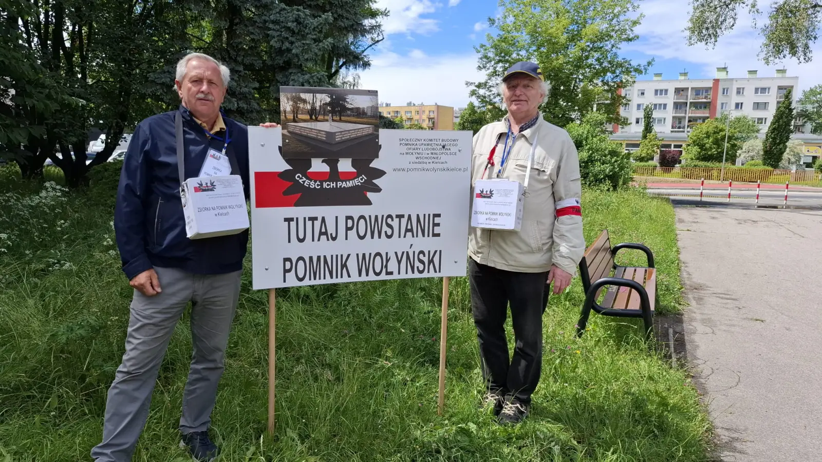 Zbiórka w miejscu lokalizacji Pomnika Wołyńskiego - miniatura 2