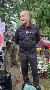 Jerzy Garbacz ze Społecznego Komitetu Budowy Pomnika Wołyńskiego akcentował ważne okoliczności mordu na Polakach